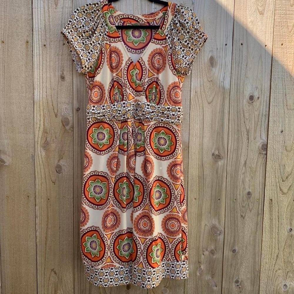 Floral dress‎ size medium vintage whimsy boho spring summer date